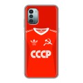 Дизайнерский силиконовый чехол для Nokia G11 Флаг Герб СССР