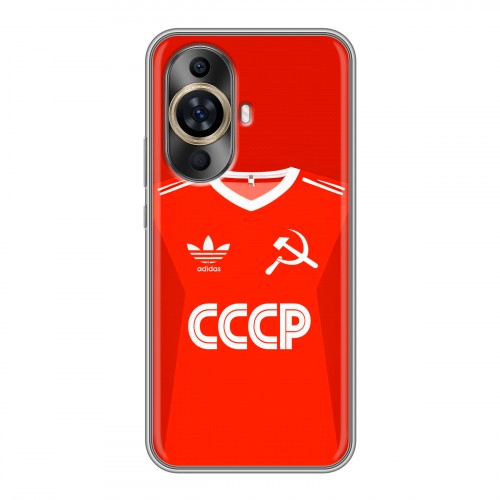 Дизайнерский силиконовый чехол для Huawei Nova 11 Флаг Герб СССР