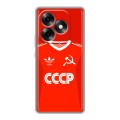 Дизайнерский силиконовый чехол для Itel S23 Plus Флаг Герб СССР