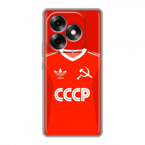 Дизайнерский силиконовый чехол для Itel S23 Plus Флаг Герб СССР