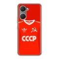 Дизайнерский силиконовый чехол для Vivo Y03 Флаг Герб СССР