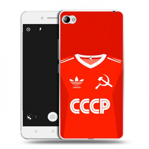 Дизайнерский пластиковый чехол для Lenovo S90 Флаг Герб СССР