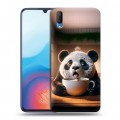 Дизайнерский пластиковый чехол для Vivo V11 смешная панда