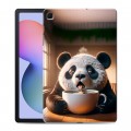 Дизайнерский силиконовый чехол для Samsung Galaxy Tab S6 Lite смешная панда