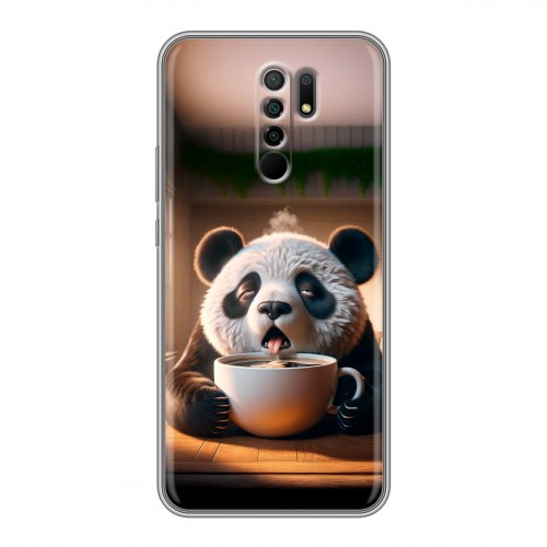 Дизайнерский силиконовый чехол для Xiaomi RedMi 9 смешная панда
