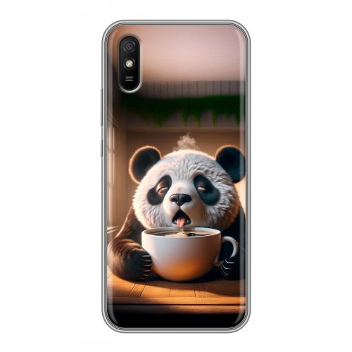Дизайнерский силиконовый чехол для Xiaomi RedMi 9A смешная панда