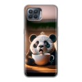 Дизайнерский силиконовый чехол для OPPO Reno4 Lite смешная панда