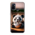 Дизайнерский силиконовый с усиленными углами чехол для OPPO A53 смешная панда