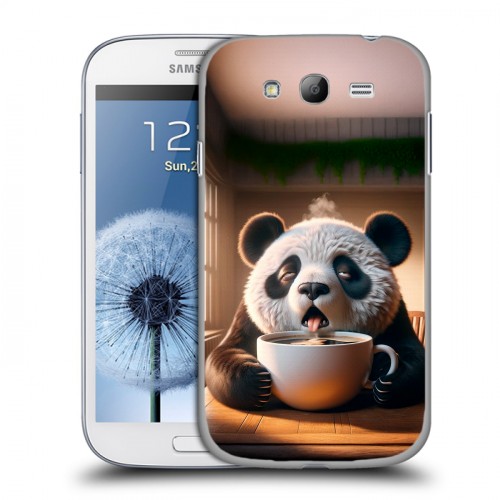 Дизайнерский пластиковый чехол для Samsung Galaxy Grand смешная панда