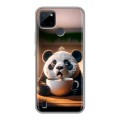 Дизайнерский силиконовый чехол для Realme C21Y смешная панда