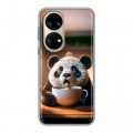 Дизайнерский силиконовый чехол для Huawei P50 Pro смешная панда