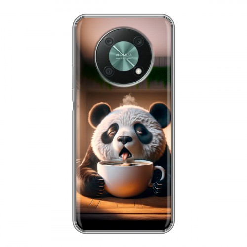 Дизайнерский силиконовый чехол для Huawei Nova Y90 смешная панда