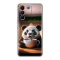 Дизайнерский силиконовый чехол для Vivo V27e смешная панда