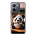 Дизайнерский силиконовый чехол для Vivo Y36 смешная панда