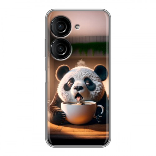 Дизайнерский силиконовый чехол для ASUS ZenFone 9 смешная панда