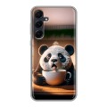 Дизайнерский пластиковый чехол для Samsung Galaxy A55 смешная панда