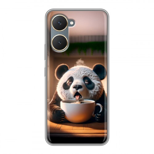 Дизайнерский силиконовый чехол для Vivo Y03 смешная панда