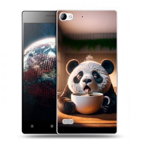Дизайнерский пластиковый чехол для Lenovo Vibe X2 смешная панда