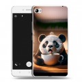 Дизайнерский пластиковый чехол для Lenovo S90 смешная панда