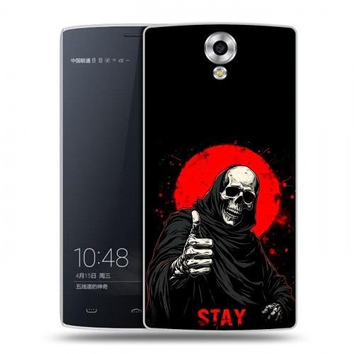 Дизайнерский силиконовый чехол для Homtom HT7 смешной скелет