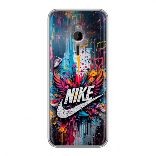 Дизайнерский силиконовый чехол для Nokia 230 Nike Найк