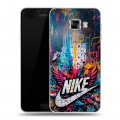 Дизайнерский пластиковый чехол для Samsung Galaxy C5 Nike Найк