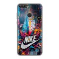 Дизайнерский силиконовый чехол для Huawei P Smart Nike Найк
