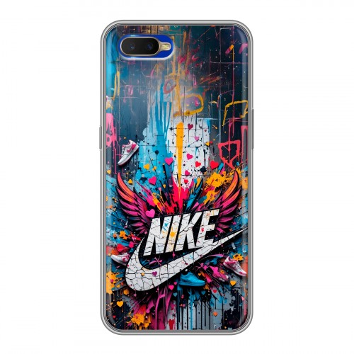 Дизайнерский силиконовый чехол для OPPO RX17 Neo Nike Найк