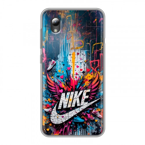 Дизайнерский силиконовый чехол для ZTE Blade A3 (2019) Nike Найк