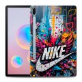 Дизайнерский силиконовый чехол для Samsung Galaxy Tab S6 Nike Найк