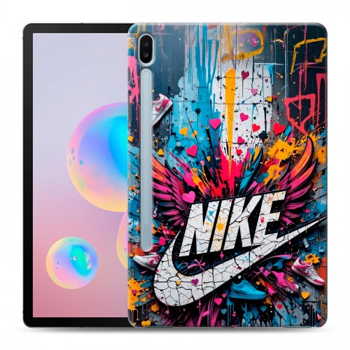 Дизайнерский силиконовый чехол для Samsung Galaxy Tab S6 Nike Найк