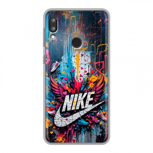 Дизайнерский силиконовый чехол для Lenovo K5 Pro Nike Найк