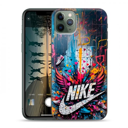 Дизайнерский силиконовый чехол для Iphone 11 Pro Nike Найк