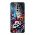 Дизайнерский силиконовый чехол для Xiaomi RedMi 9 Nike Найк