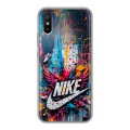 Дизайнерский силиконовый чехол для Xiaomi RedMi 9A Nike Найк