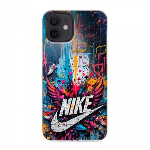 Дизайнерский силиконовый чехол для Iphone 12 Nike Найк