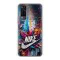 Дизайнерский пластиковый чехол для Vivo Y31 Nike Найк