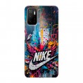 Дизайнерский силиконовый чехол для Xiaomi Poco M3 Pro Nike Найк
