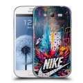 Дизайнерский пластиковый чехол для Samsung Galaxy Grand Nike Найк