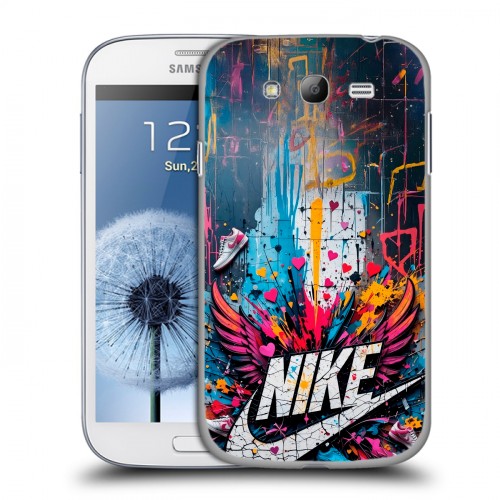 Дизайнерский пластиковый чехол для Samsung Galaxy Grand Nike Найк