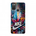 Дизайнерский силиконовый чехол для Alcatel 3L (2021) Nike Найк