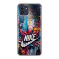 Дизайнерский силиконовый чехол для Samsung Galaxy A03 Nike Найк