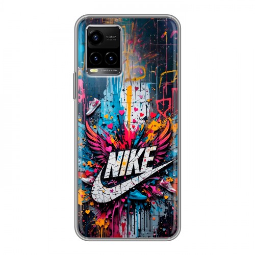 Дизайнерский силиконовый чехол для Vivo Y33s Nike Найк