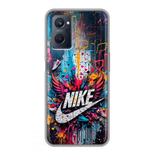 Дизайнерский силиконовый чехол для Realme 9i Nike Найк