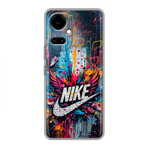 Дизайнерский силиконовый чехол для Tecno Camon 19 Nike Найк