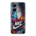 Дизайнерский силиконовый чехол для Vivo T1 Nike Найк