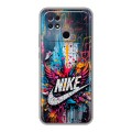 Дизайнерский силиконовый чехол для Xiaomi Poco C40 Nike Найк
