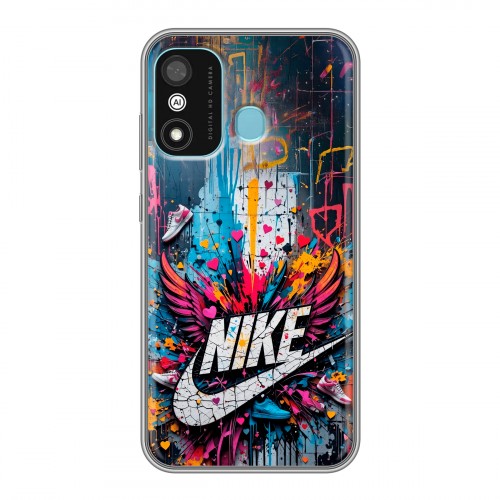 Дизайнерский силиконовый чехол для Itel A27 Nike Найк