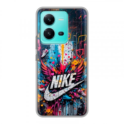Дизайнерский силиконовый чехол для Vivo V25 Nike Найк