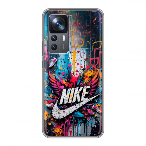 Дизайнерский силиконовый чехол для Xiaomi 12T Nike Найк